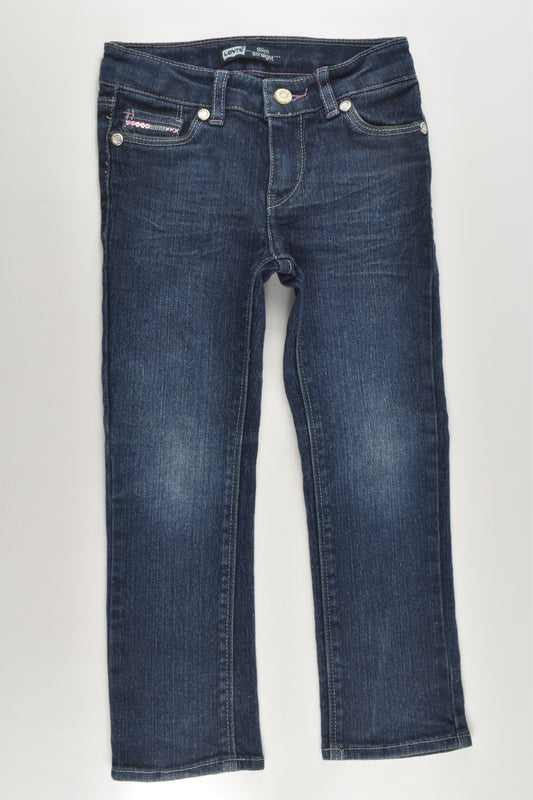 Levi's Size 3-4 Slim Straight Stretchy Denim Pants