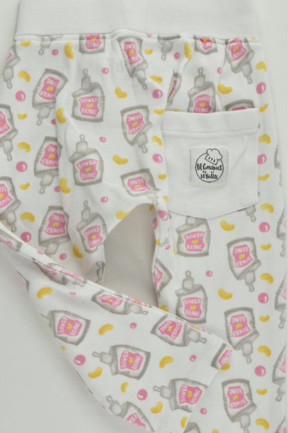 Lil Baddits Size 1 Organic 'Baked Beans' T-shirt and Pants