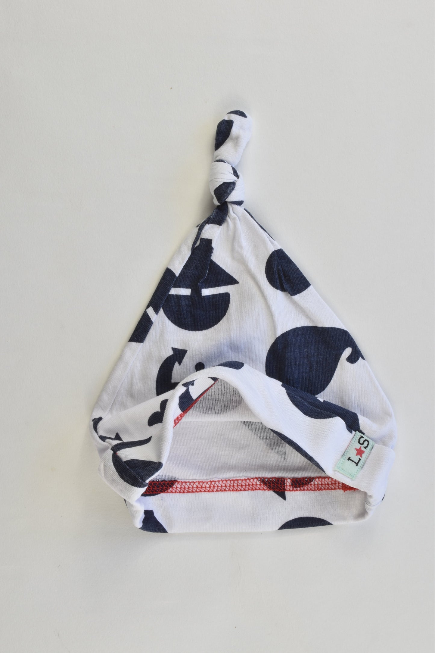 Lilly + Sid Size approx 0-6 months Nautical Beanie