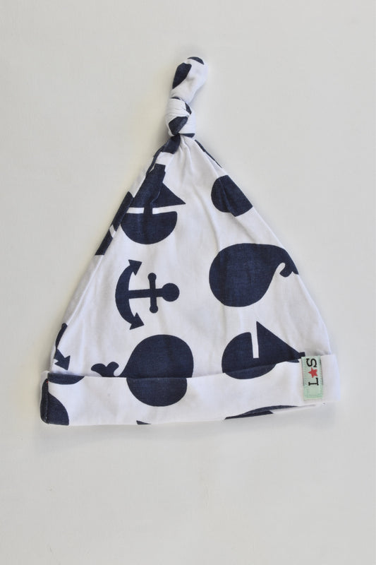 Lilly + Sid Size approx 0-6 months Nautical Beanie