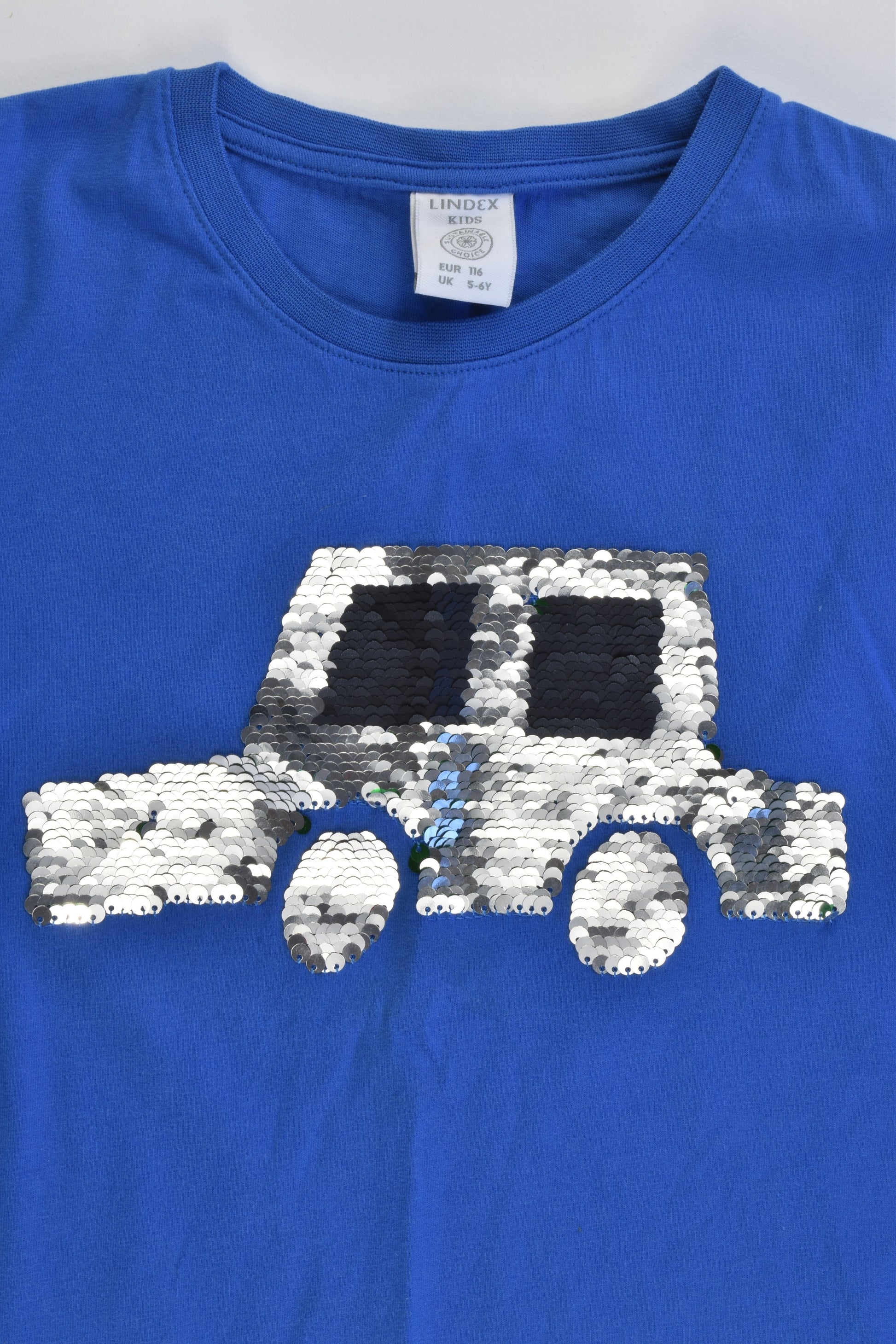 Lindex Size 116 (5-6) Reversible Sequins Car Top