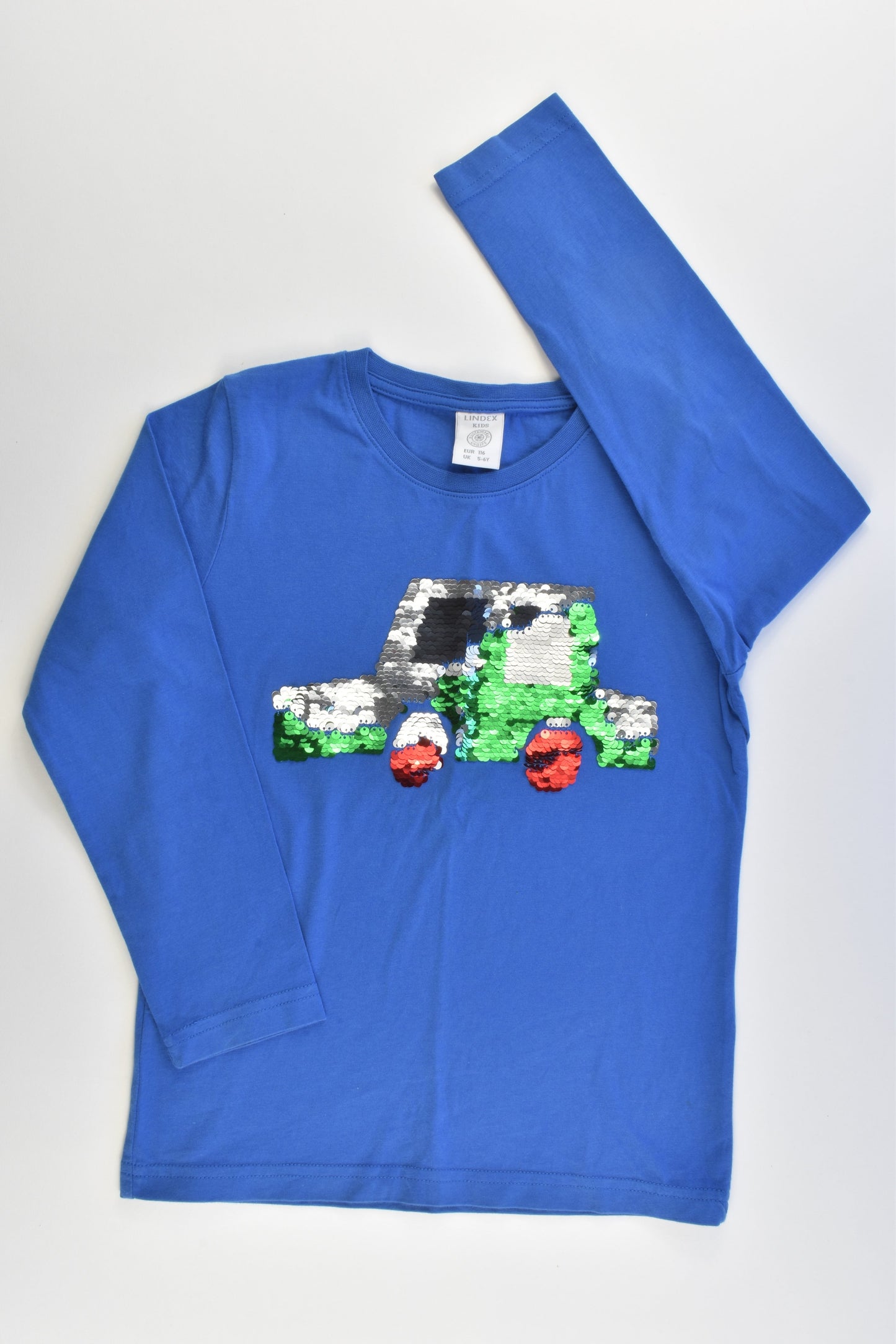 Lindex Size 116 (5-6) Reversible Sequins Car Top