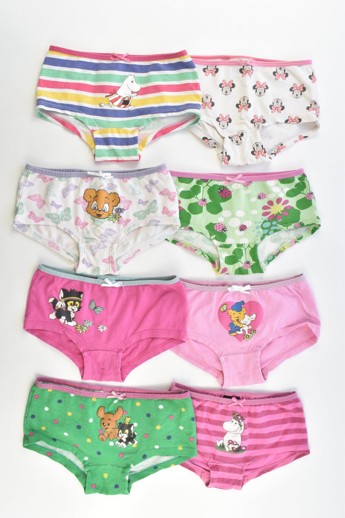 Lindex Sweden Moomin, Bamse etc Size 110-122 cm (5-6) Shortie Underwear