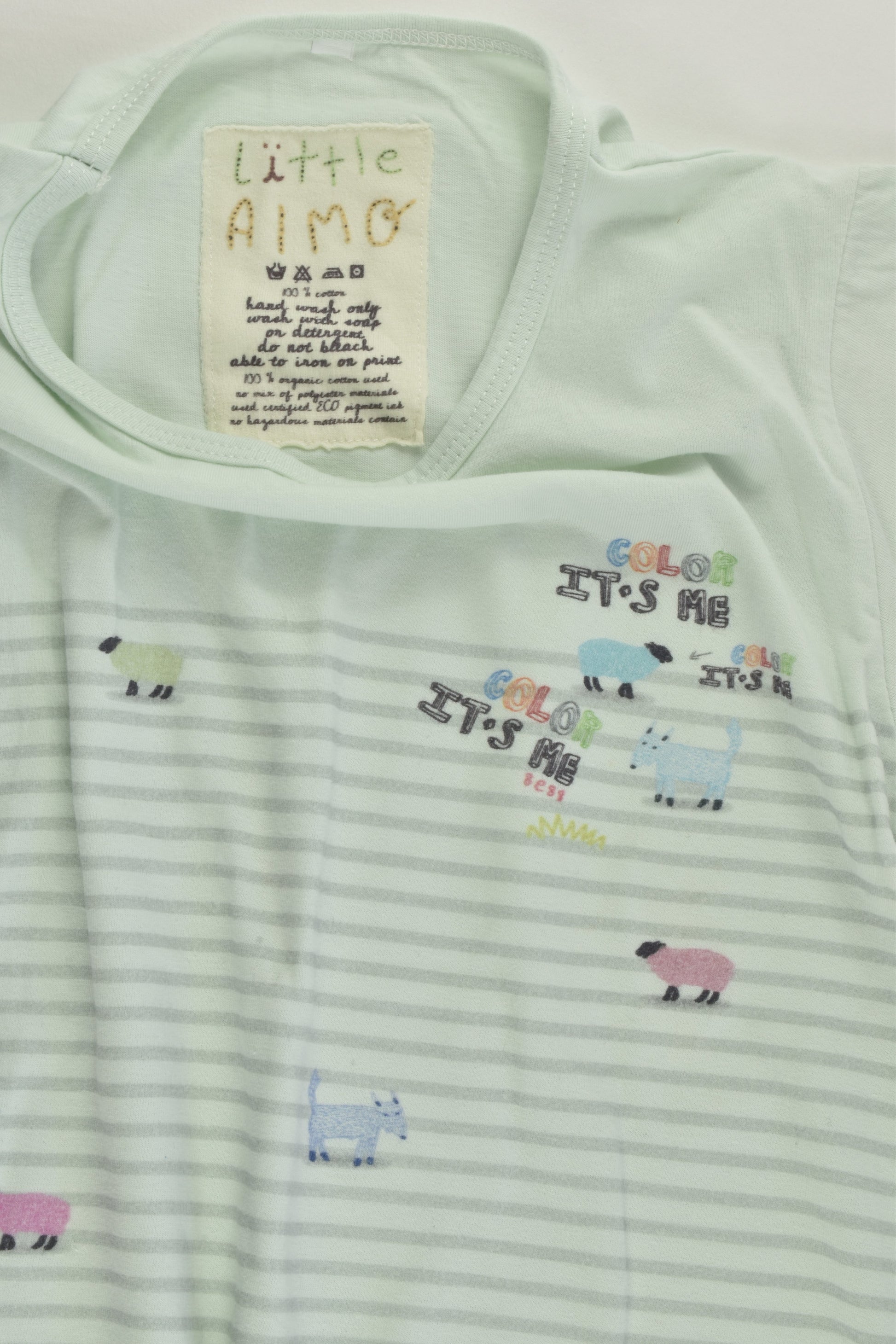 Little Aimo Size 6 Organic Cotton T-shirt