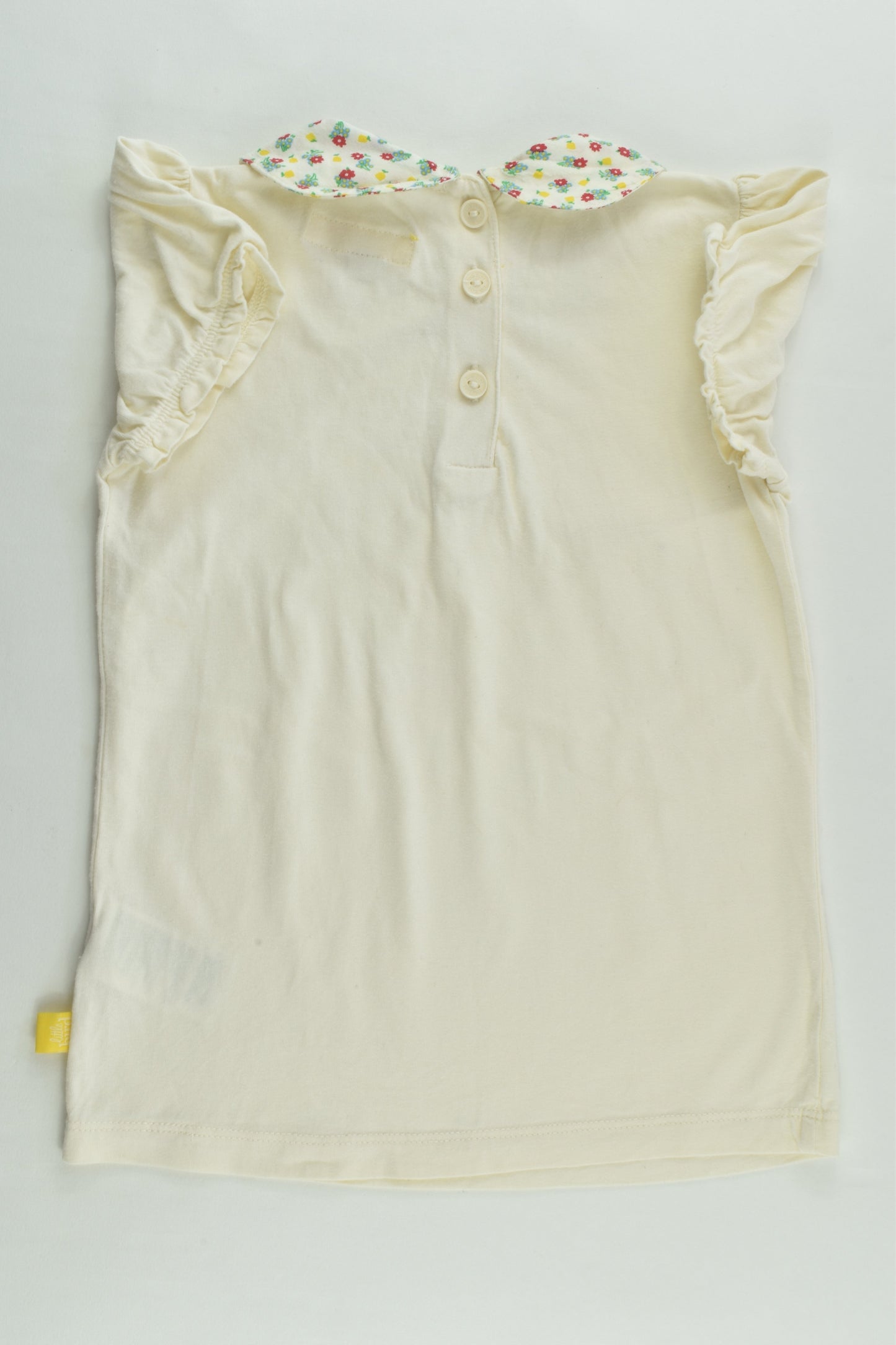 Little Bird Size 4-5 (110 cm) Floral Collar T-shirt