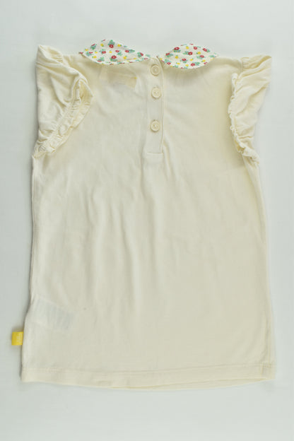 Little Bird Size 4-5 (110 cm) Floral Collar T-shirt