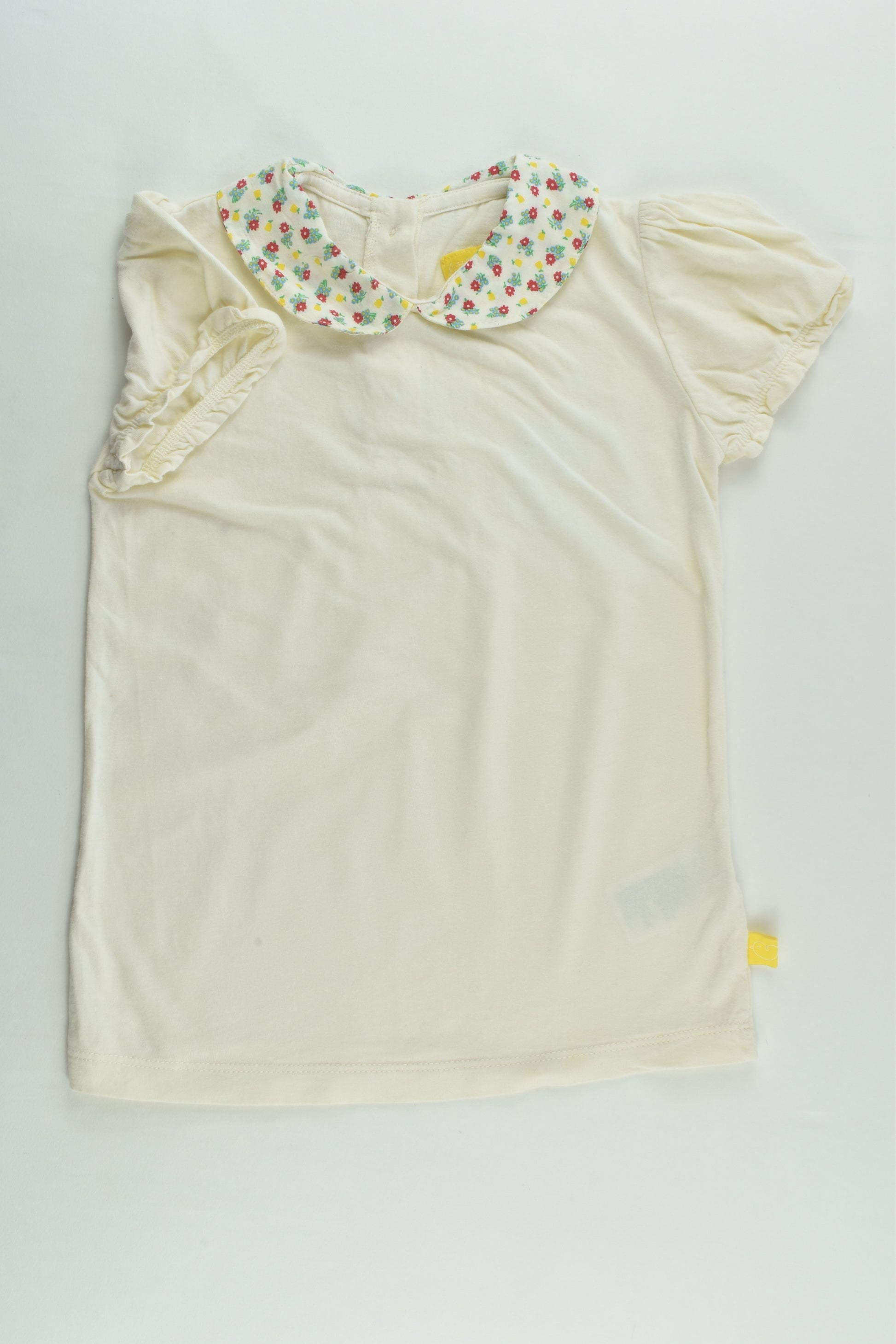 Little Bird Size 4-5 (110 cm) Floral Collar T-shirt
