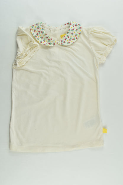Little Bird Size 4-5 (110 cm) Floral Collar T-shirt