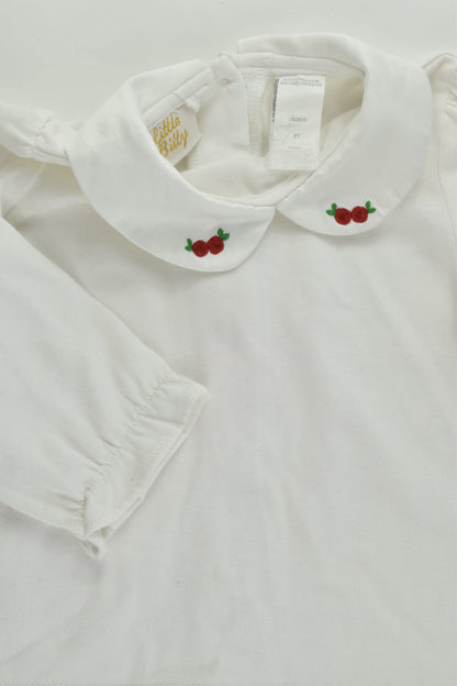 Little Bitty Size 2 Collared Top