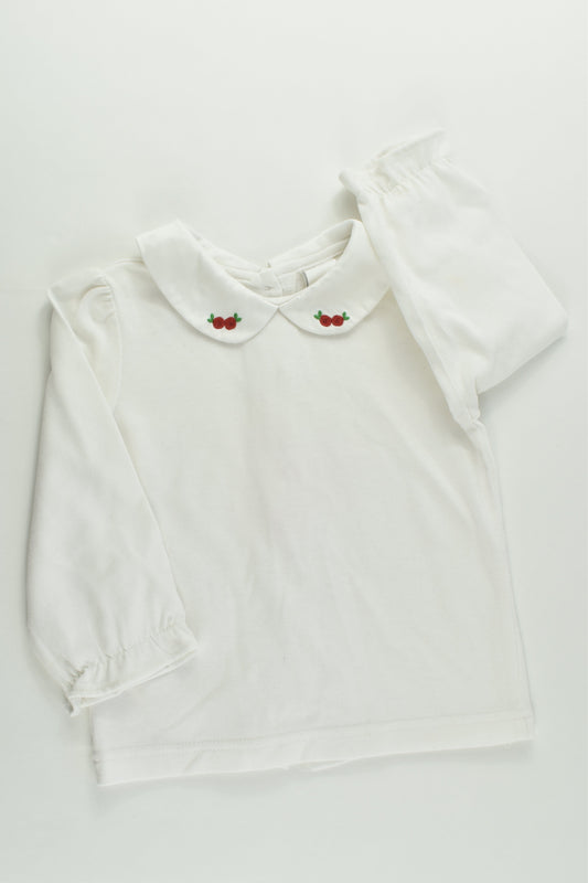 Little Bitty Size 2 Collared Top