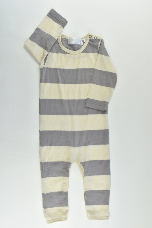 Little Bonbon (AU) Size 0 Grey Merino Wool Romper