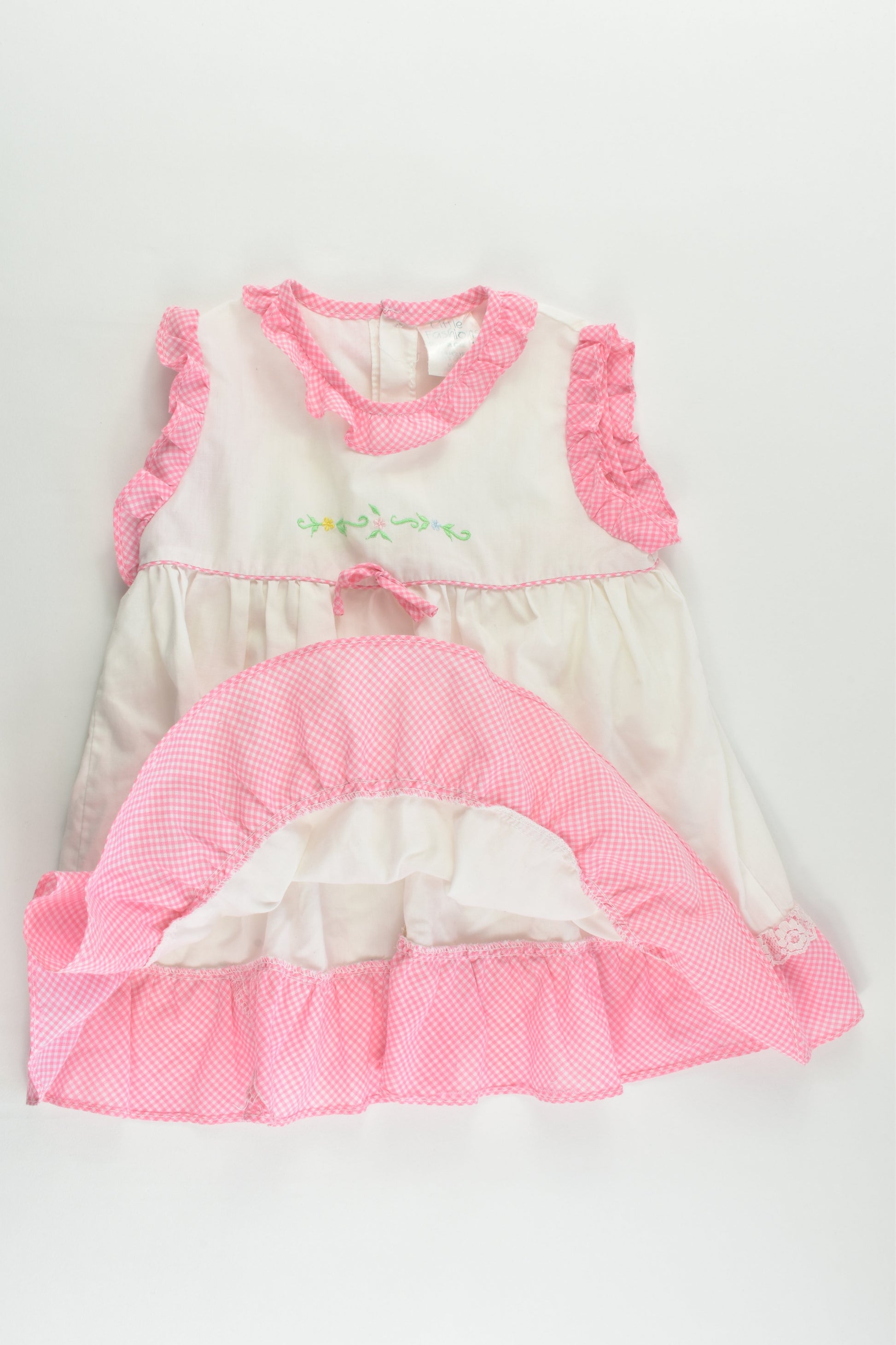Little Fashions by Kids Club Size 1 Vintage Dress
