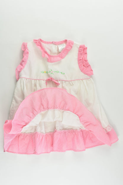 Little Fashions by Kids Club Size 1 Vintage Dress