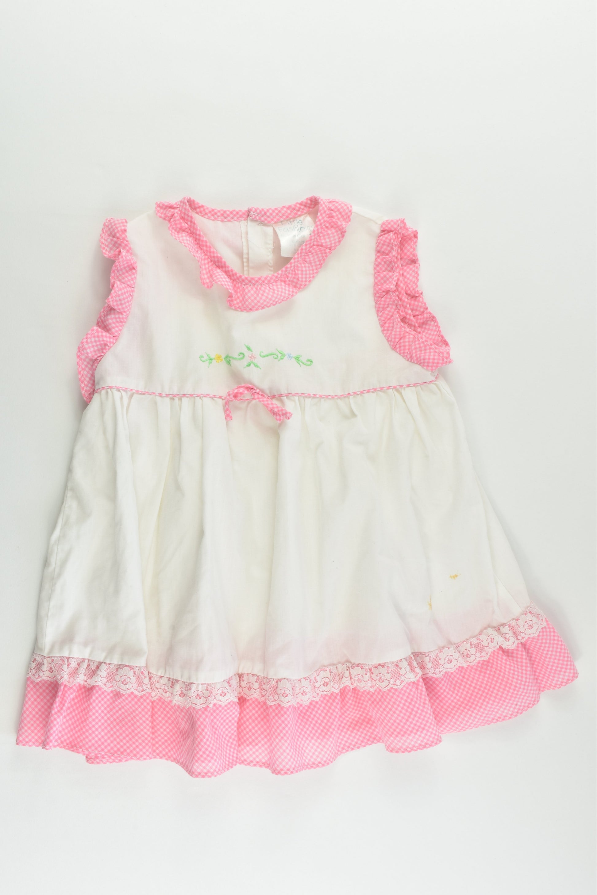 Little Fashions by Kids Club Size 1 Vintage Dress