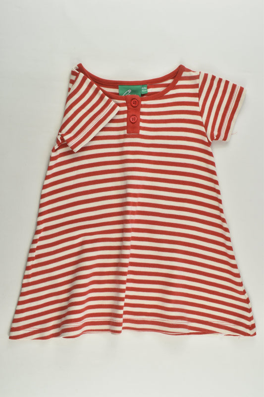 Little Green Radicals Size 2 (92 cm) Striped Dress
