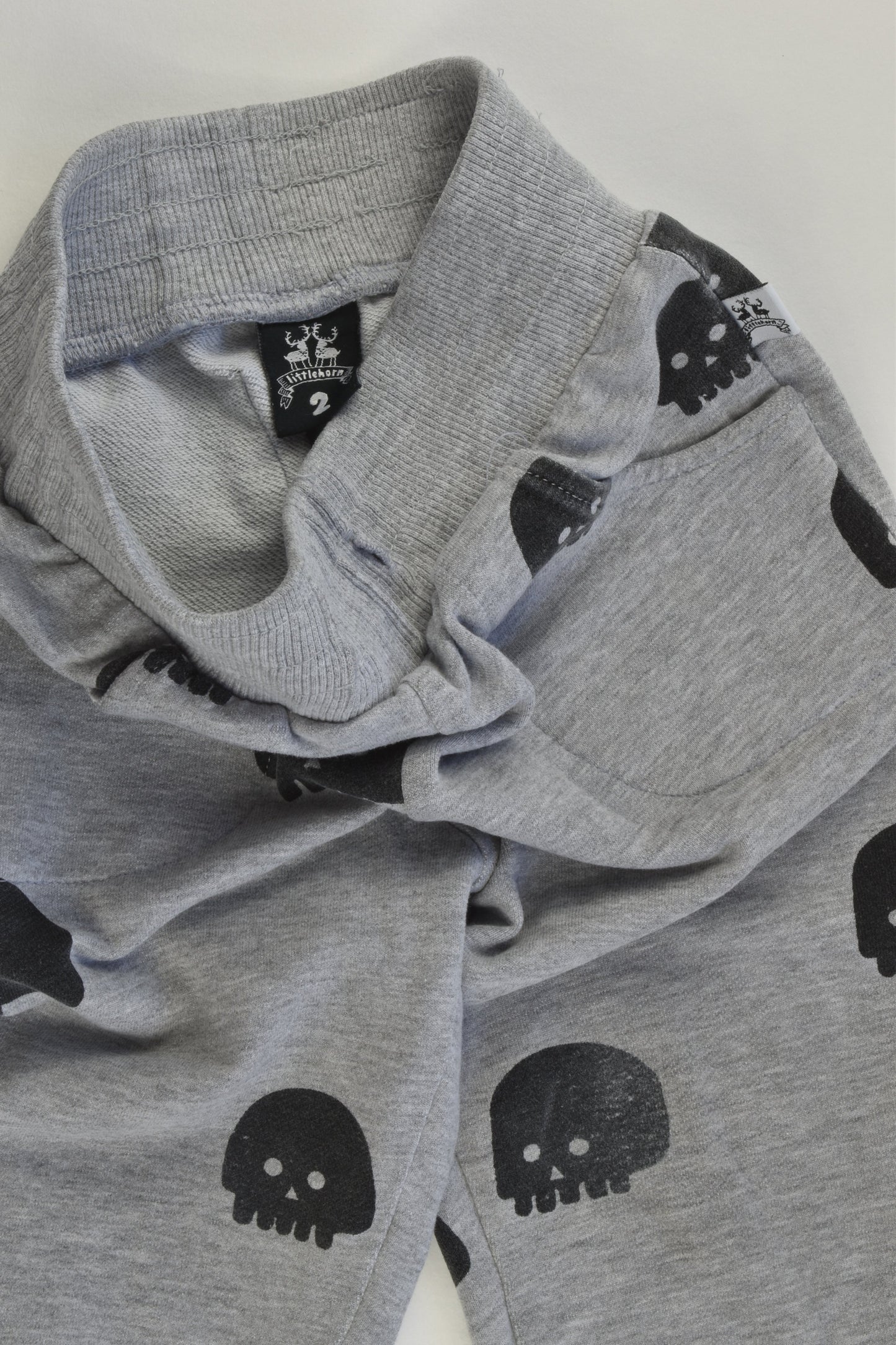 Little Horn Size 2 Skulls Track Pants