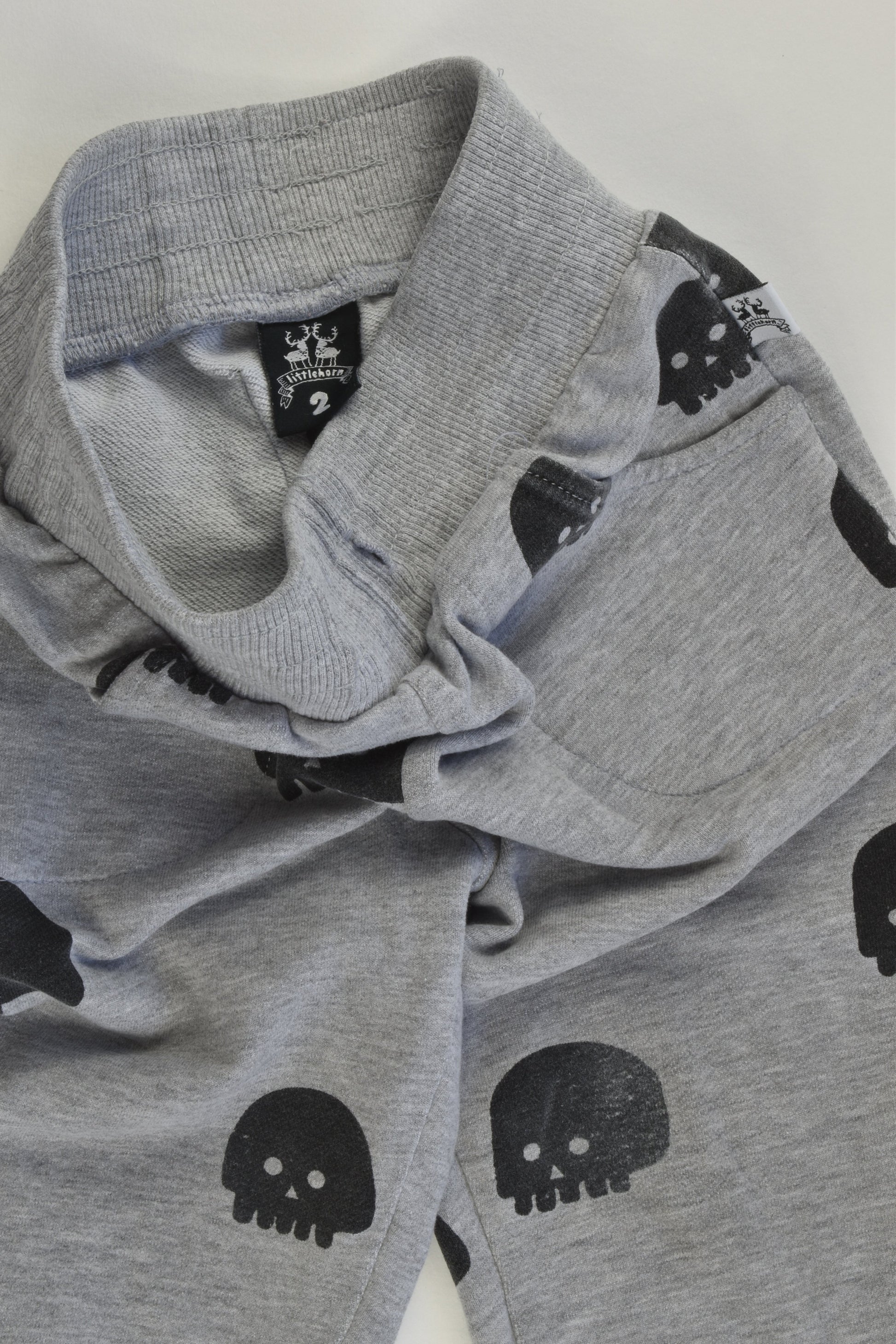 Little Horn Size 2 Skulls Track Pants