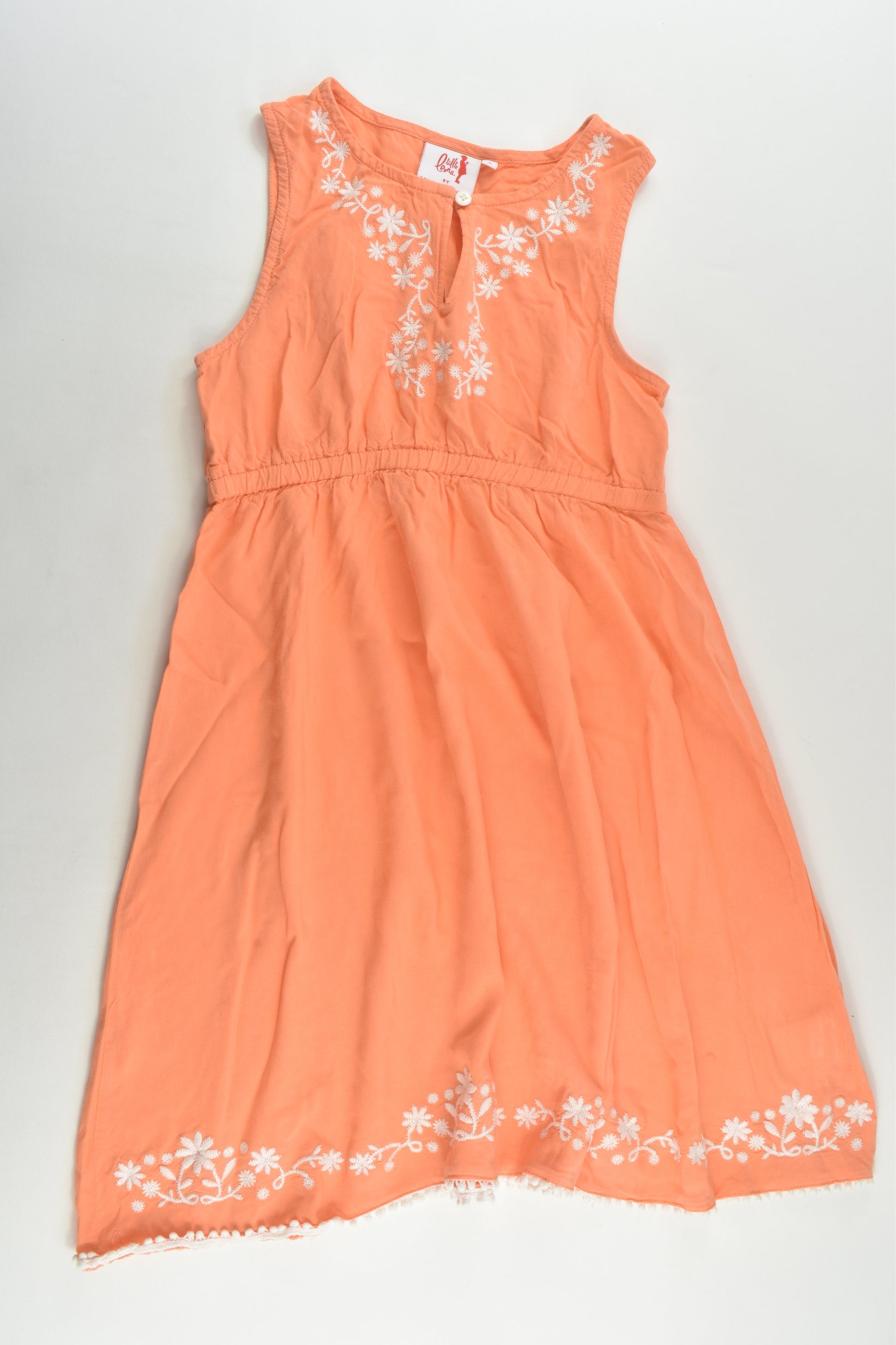 Little Leona by Leona Edmiston Size 8 Lace Detail Viscose Dress
