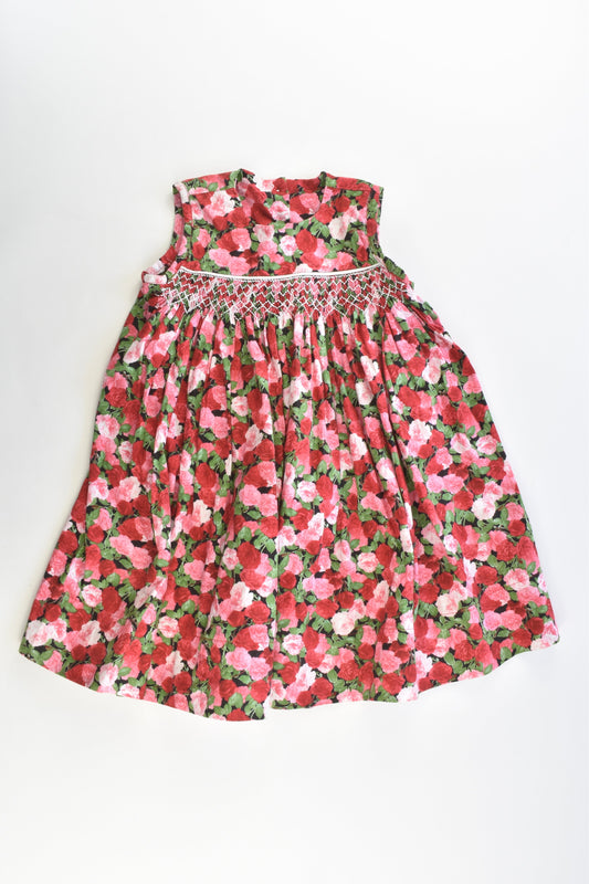 Little Lovebird (WA) Size 1 Roses Smocked Dress