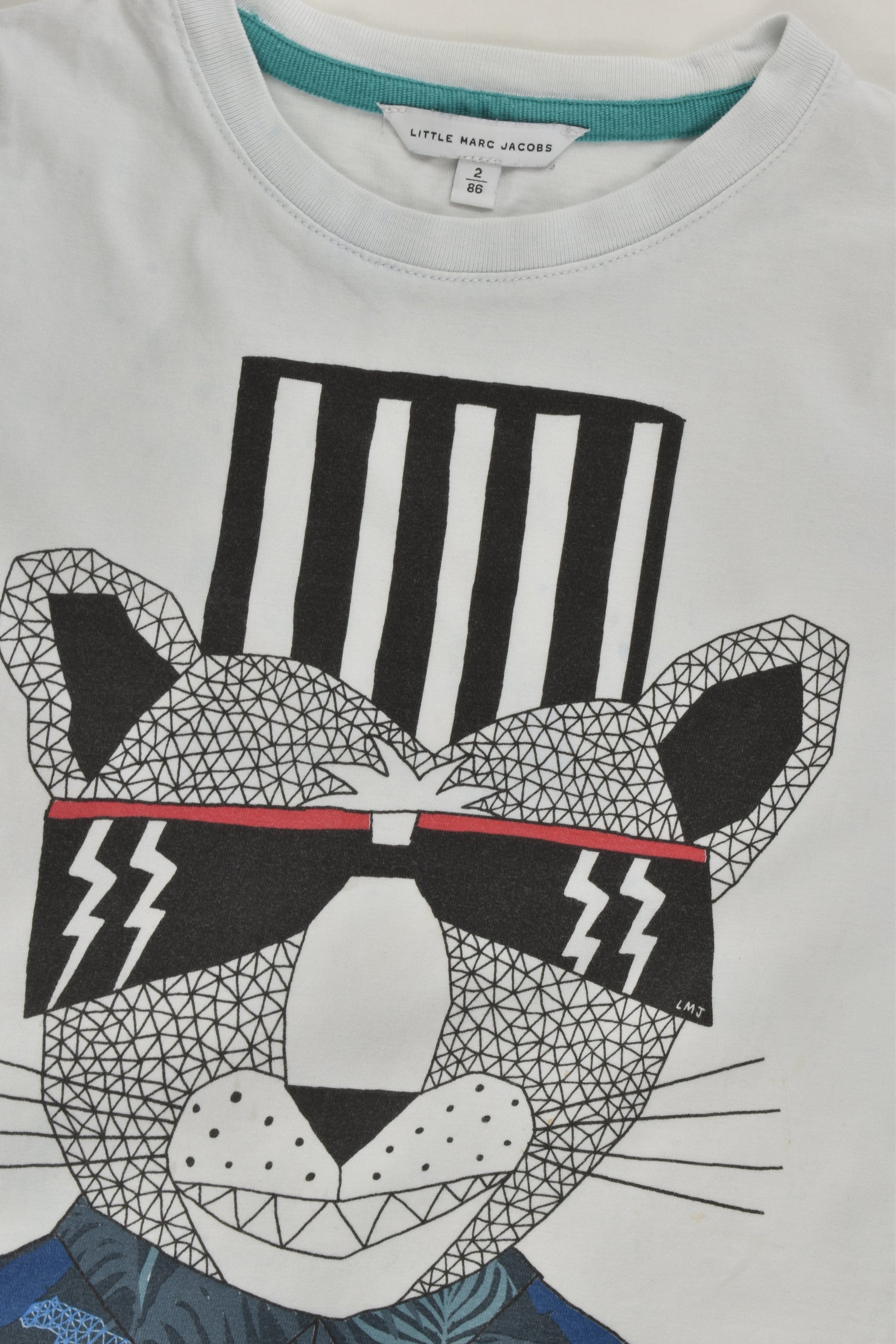 Little Marc Jacobs Size 1-2 (2, 86 cm) Lepard T-shirt