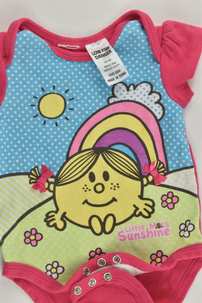 Little Miss Sunshine Size 000 Bodysuit