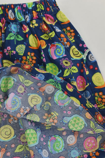 Little Pea Creation Size approx 4-6 Snails in the Garden Handmade Skirt
