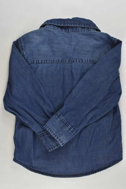 Little Rebel Size 2-3 Lightweight Denim Shirt