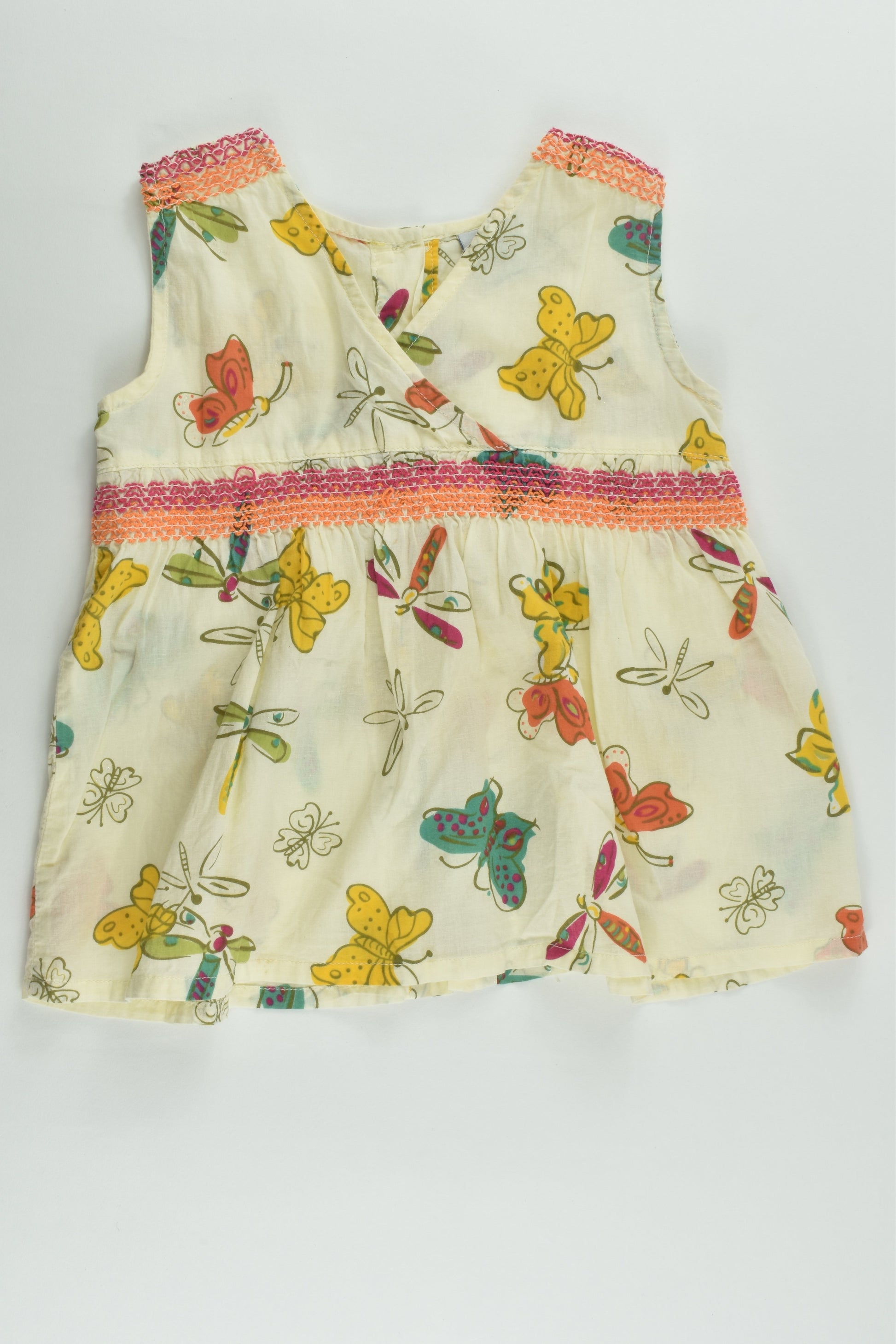 Little Treasure Size 1 Butterflies Dress/Blouse