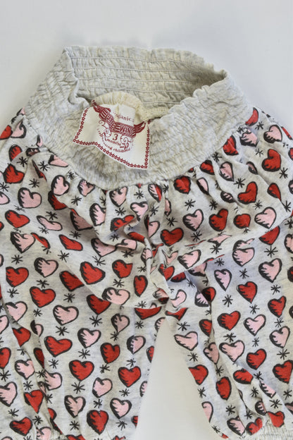 Little Wings by Paperwings Size 3 months Lovehearts Pants