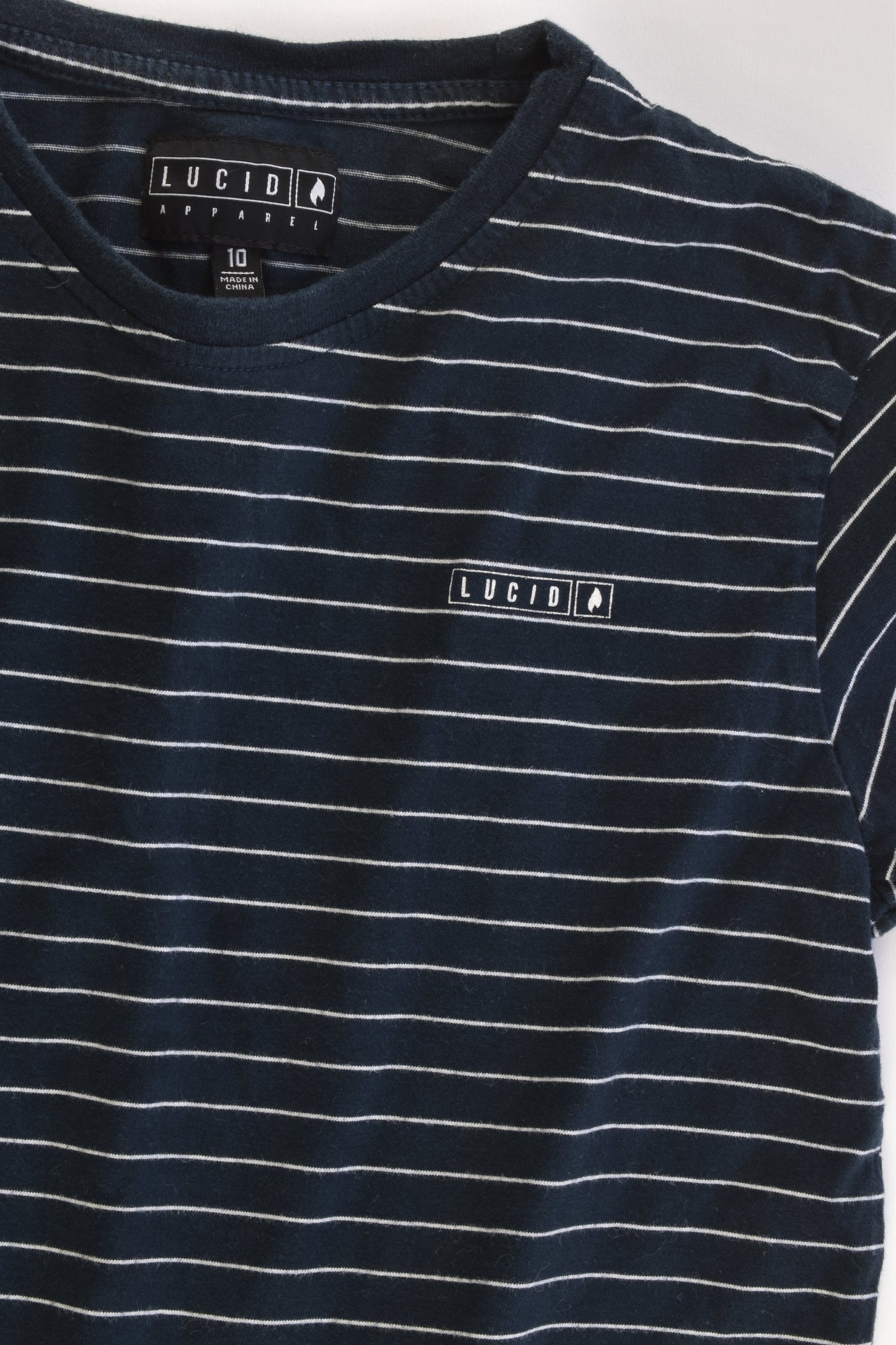 Lucid Size 10 Striped T-shirt