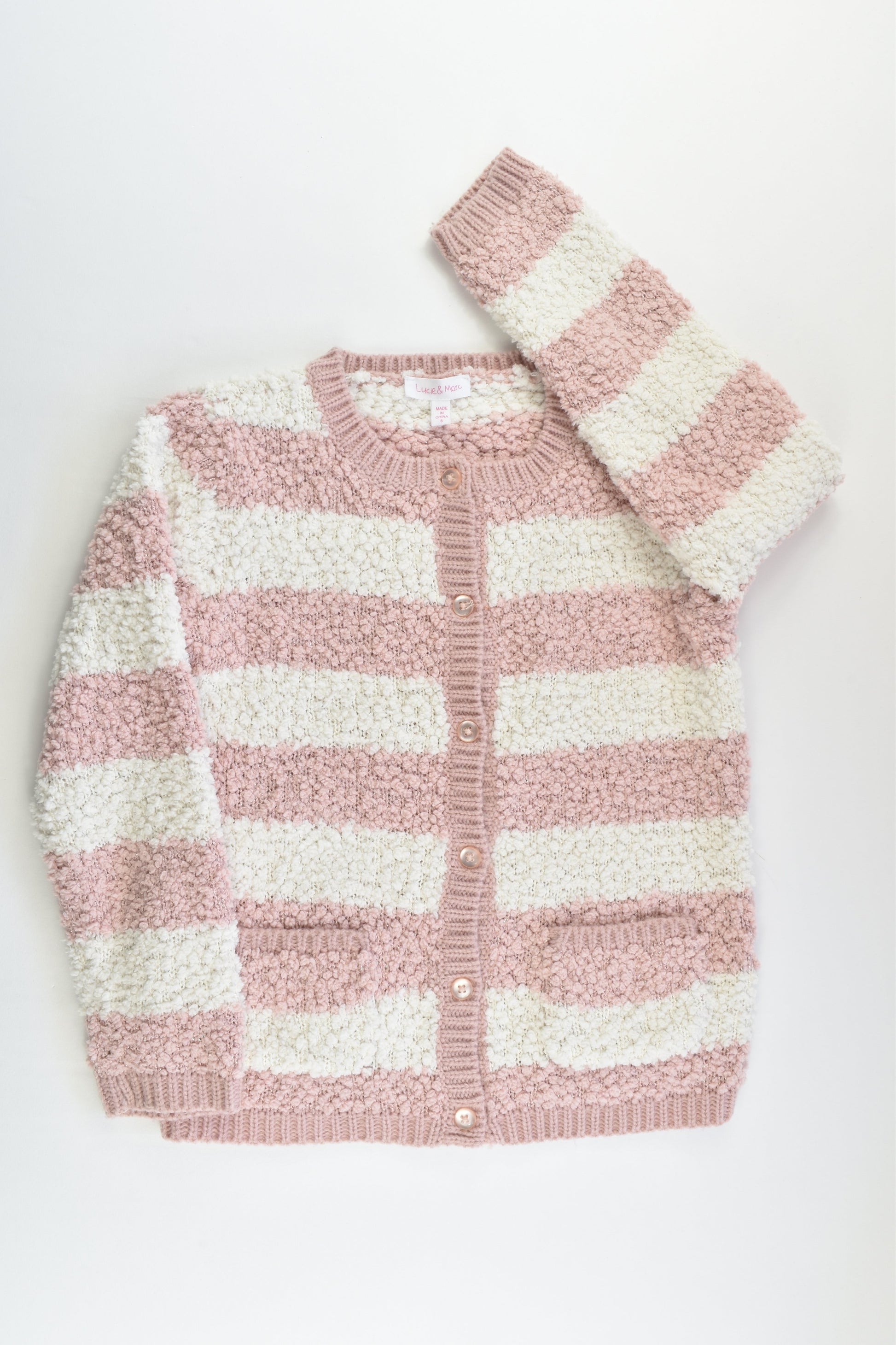 Lucie & Marc Size 6 Soft Knitted Cardigan