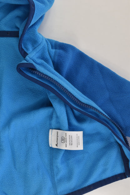 Macpac Size 0 (12 months, 76 cm) Hooded Fleece Zip Jumper