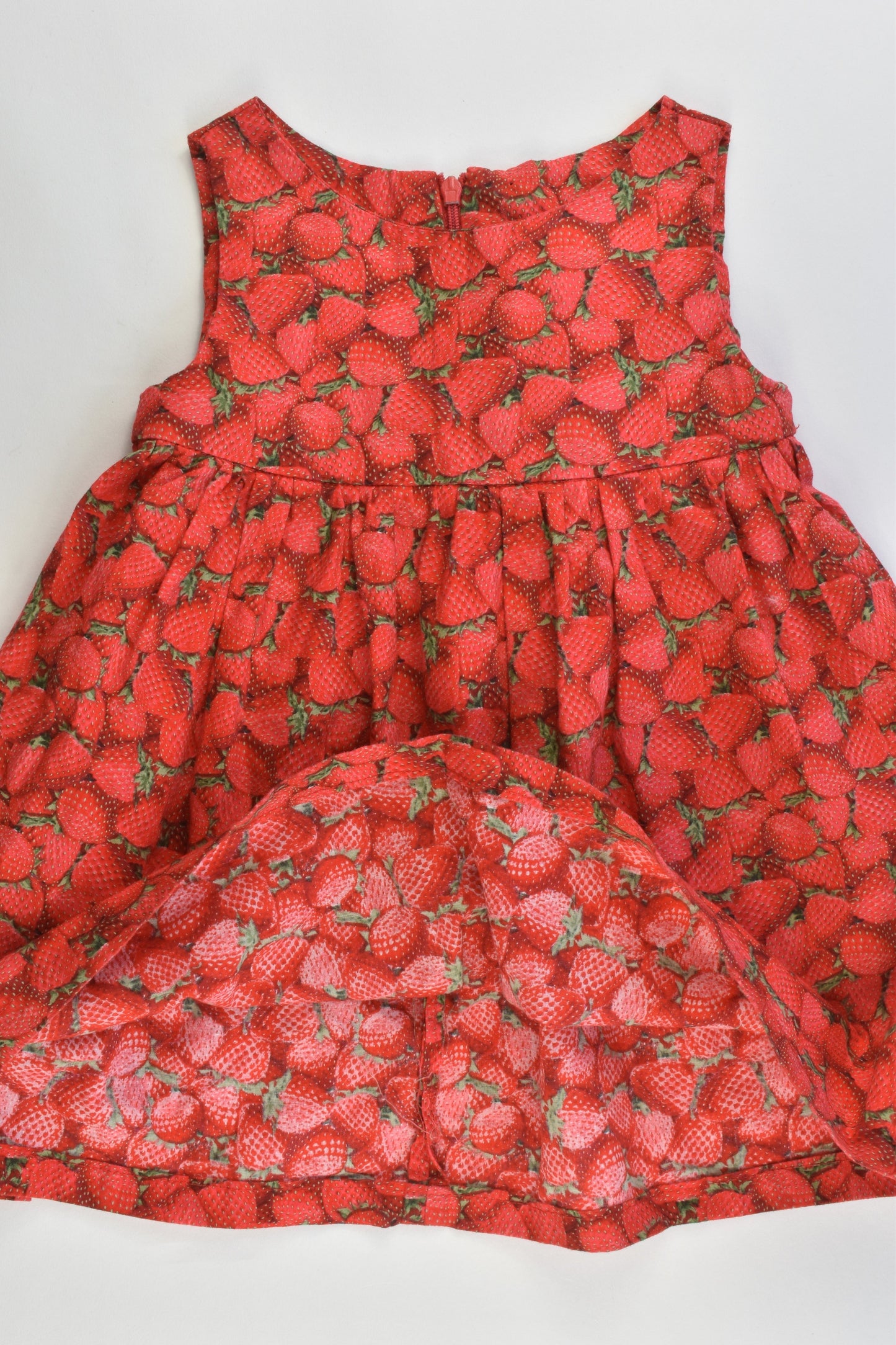 Made by Megan Size approx 1 Strawberry Dress