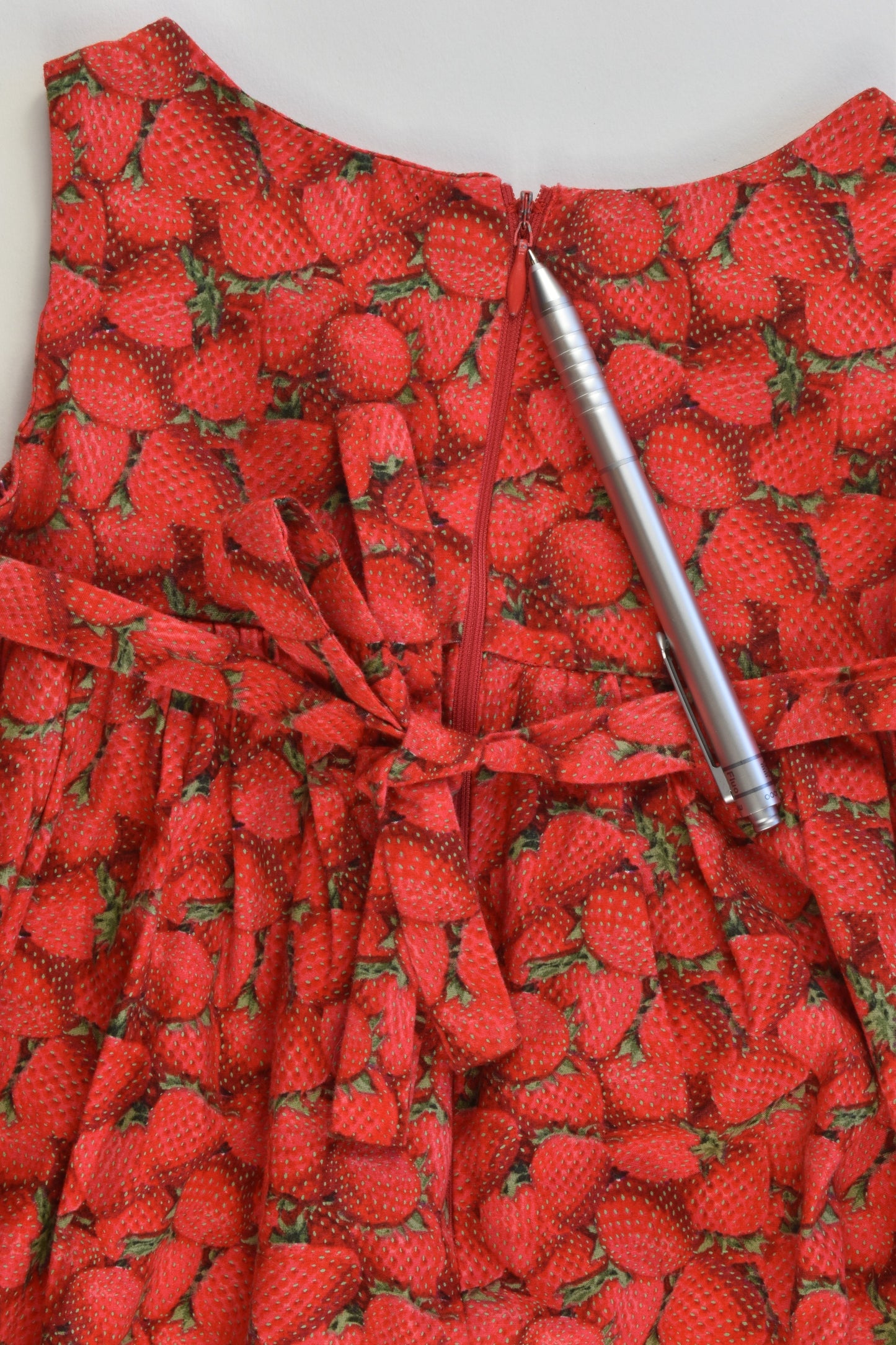 Made by Megan Size approx 1 Strawberry Dress