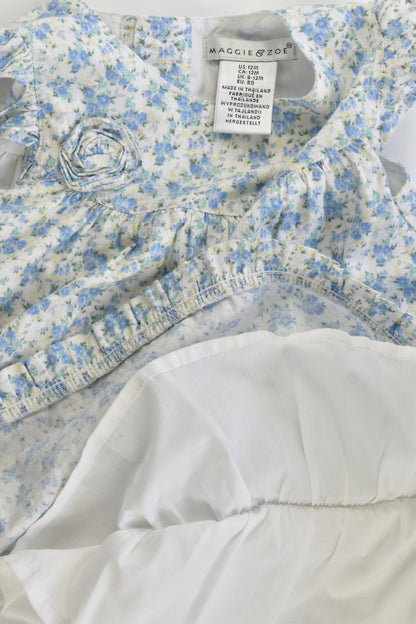 Maggie & Zoe Size 0-1 Lined Floral Dress with Bloomers