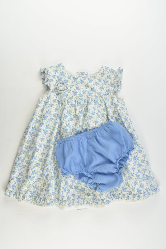 Maggie & Zoe Size 0-1 Lined Floral Dress with Bloomers