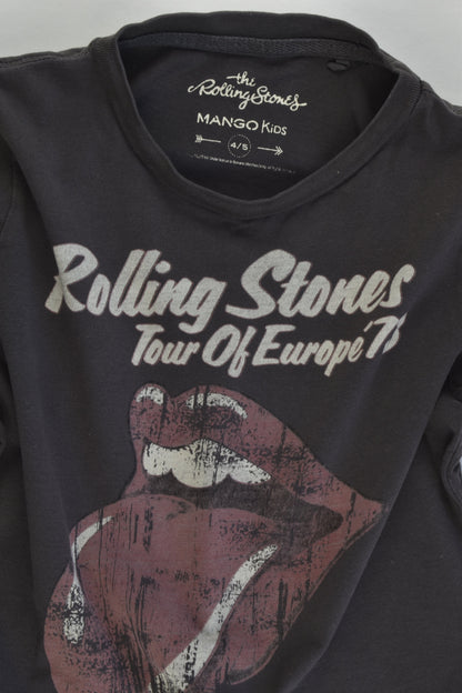 Mango Kids Size 4/5 Rolling Stones T-shirt