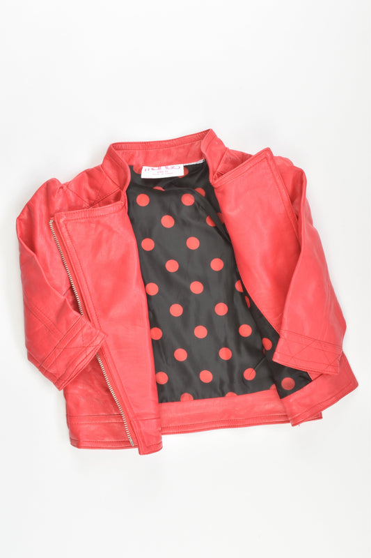 Mango Size 0 Leather like Jacket