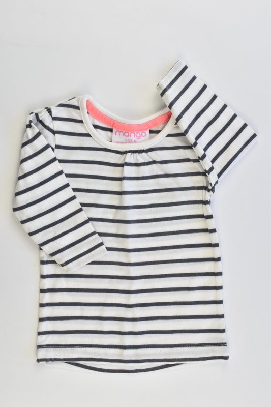 Mango Size 0 Striped Top