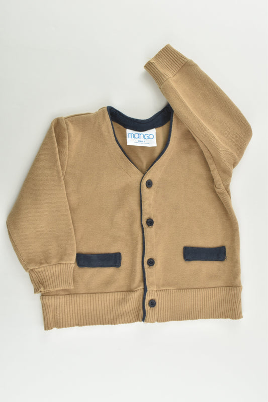Mango Size 1 Knitted Grandpa Cardigan