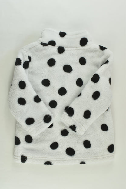 Mango Size 1 Polka Dots Fleece Jumper