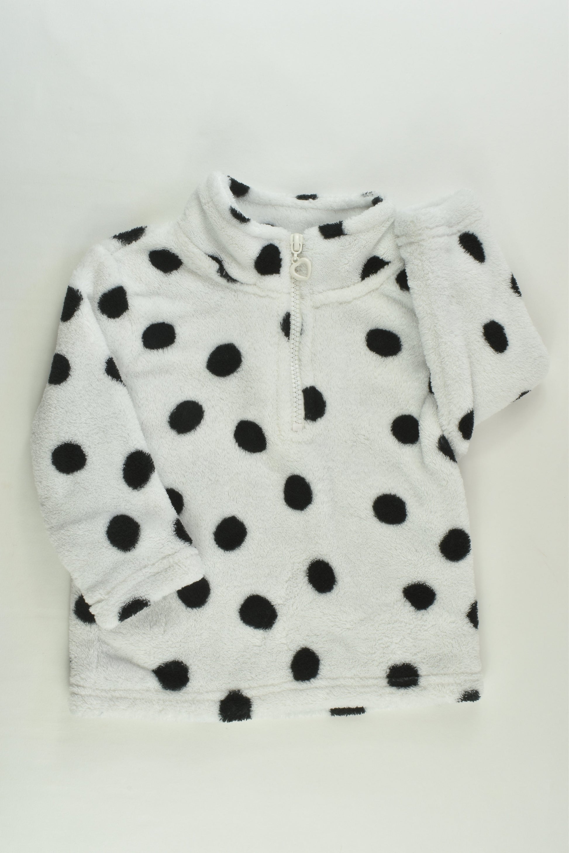 Mango Size 1 Polka Dots Fleece Jumper