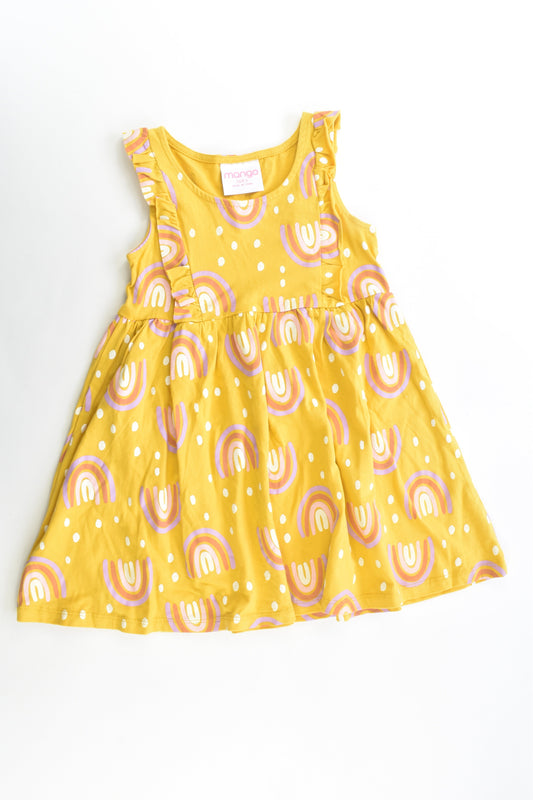 Mango Size 5 Rainbow Dress