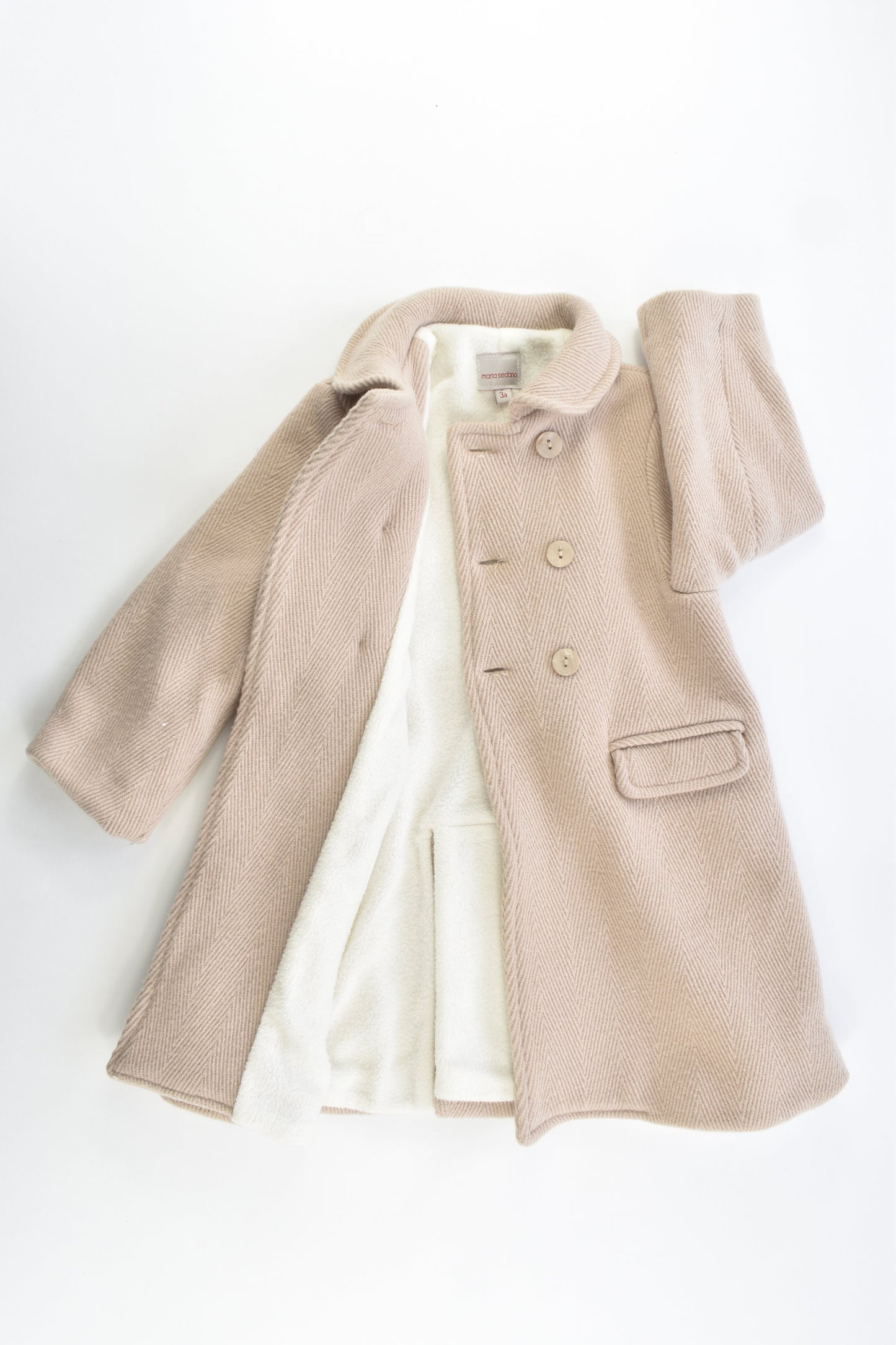 Maria Sedano (Spain) Size 2-3 (3 years) Warm Wool Lined Winter Jacket