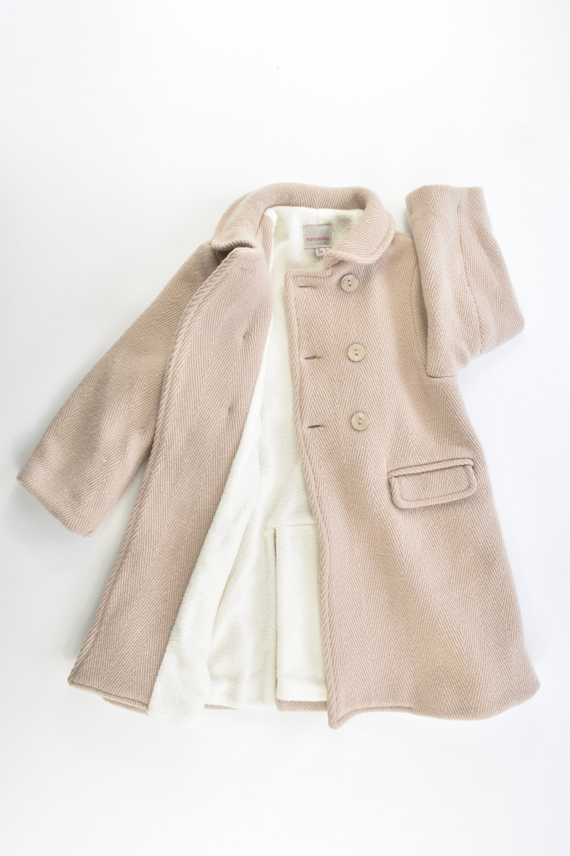 Maria Sedano (Spain) Size 2-3 (3 years) Warm Wool Lined Winter Jacket