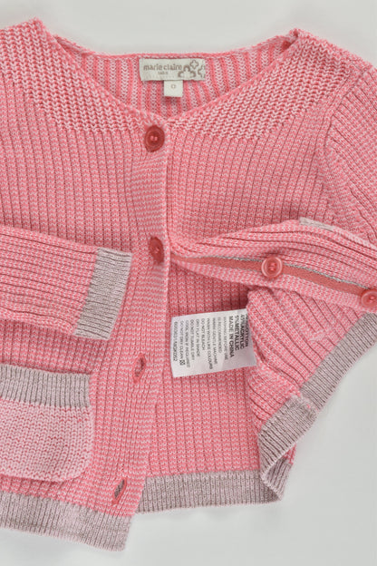 Marie Claire (Paris) Size 0-1 Knitted Cardigan