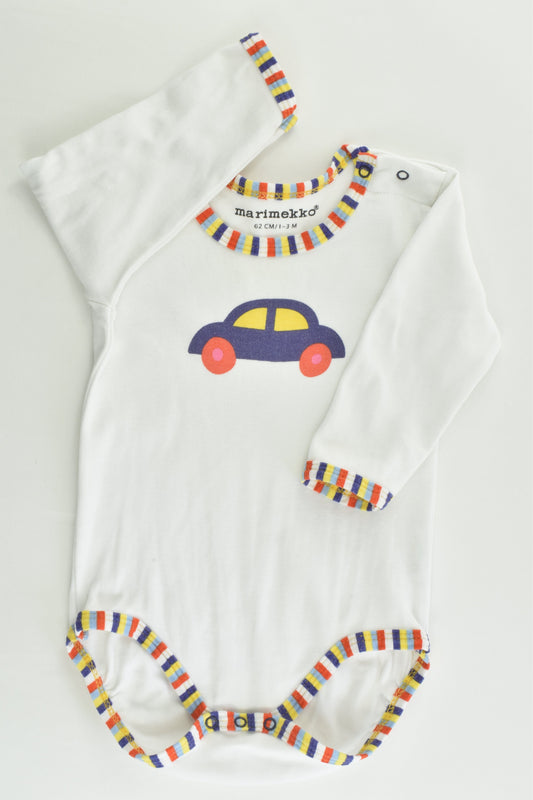 Marimekko (Finland) Size 000 (62 cm, 1-3 months) Car Bodysuit