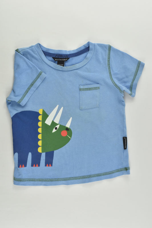 Marimekko (Finland) Size 1 (86 cm) Dinosaur T-shirt