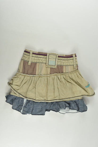 Marithé François Girbaud Size 8 Cotton/Viscose Skirt