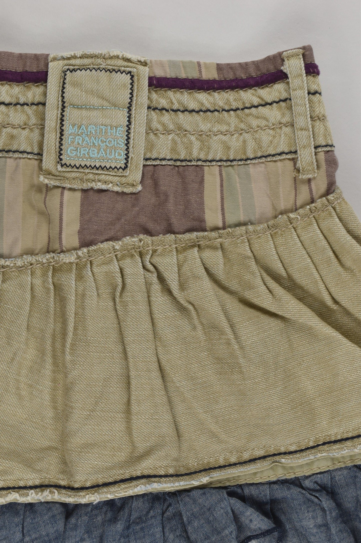 Marithé François Girbaud Size 8 Cotton/Viscose Skirt